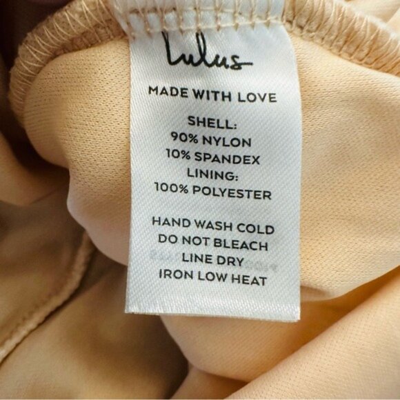 Lulu’s Be Mine Forever White Floral Lace Ruched Bodycon Dress Size Medium - Picture 13 of 16